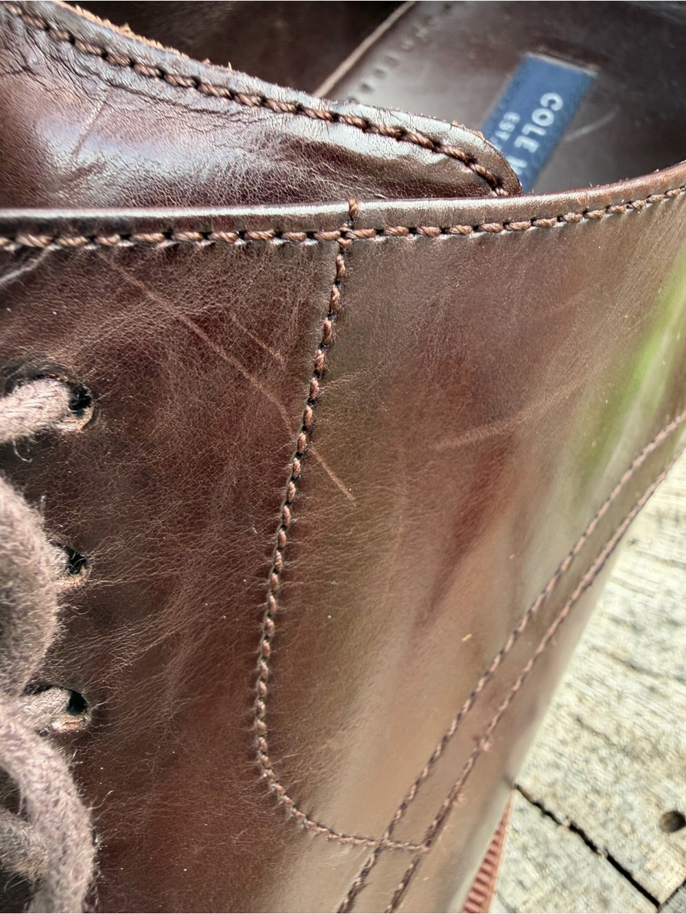 Cole Haan Jefferson Grand Brown Cap-Toe Oxford Size 13M Good Condition CLEAN - Picture 6 of 10